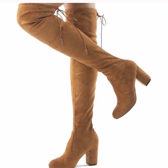 Suede Over The Knee Boots - Picture 8 of 8